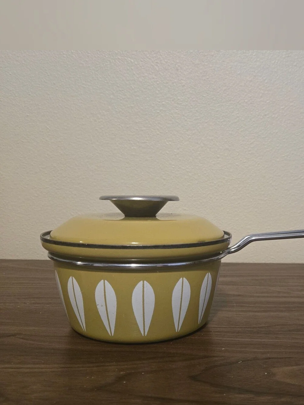 Cathrineholm Green Lotus Sauce Pan 1 Qt.